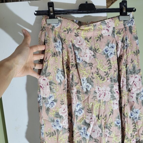 ❤️ 3 For $35 VINTAGE Koret coordinating sets top blouse shorts floral medium 10 - Picture 11 of 11